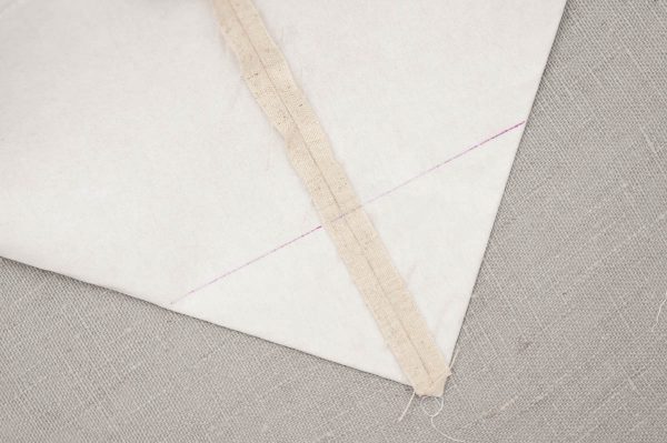 Easter Fabric Basket Tutorial - create corners