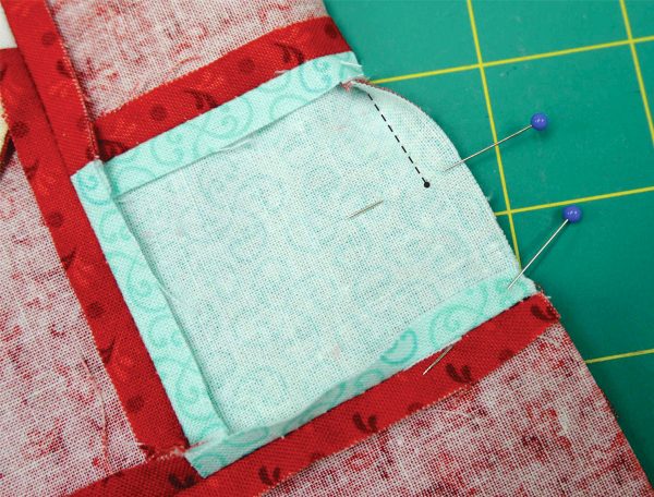 Piecing partial seams