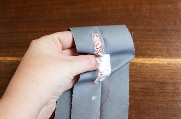 Quilt binding with words tutorial