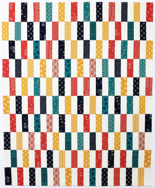 Super Simple Strips Quilt Top