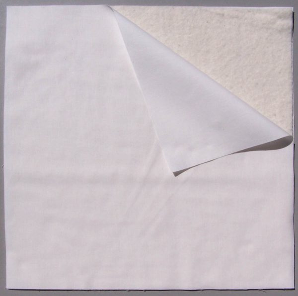 Quilting with Twin Needle Tip - sample quilt sandwich