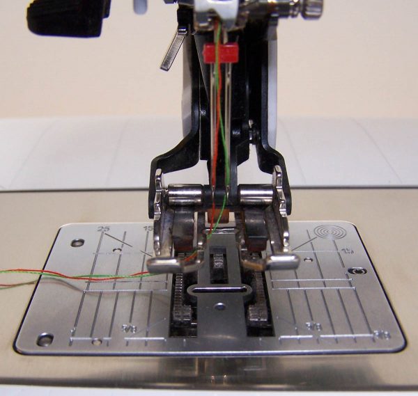 Quilting with Twin Needle Tip