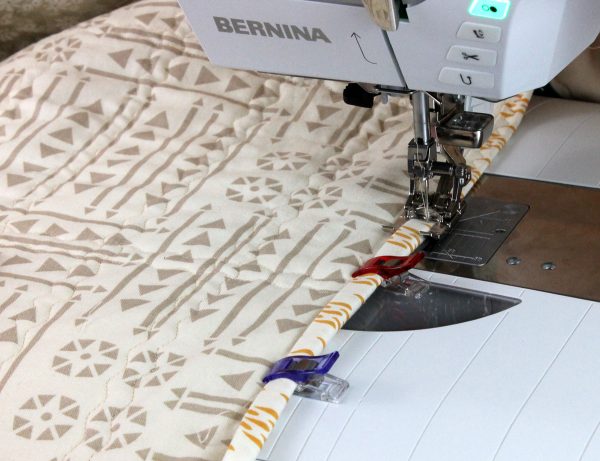 Stitch the binding.
