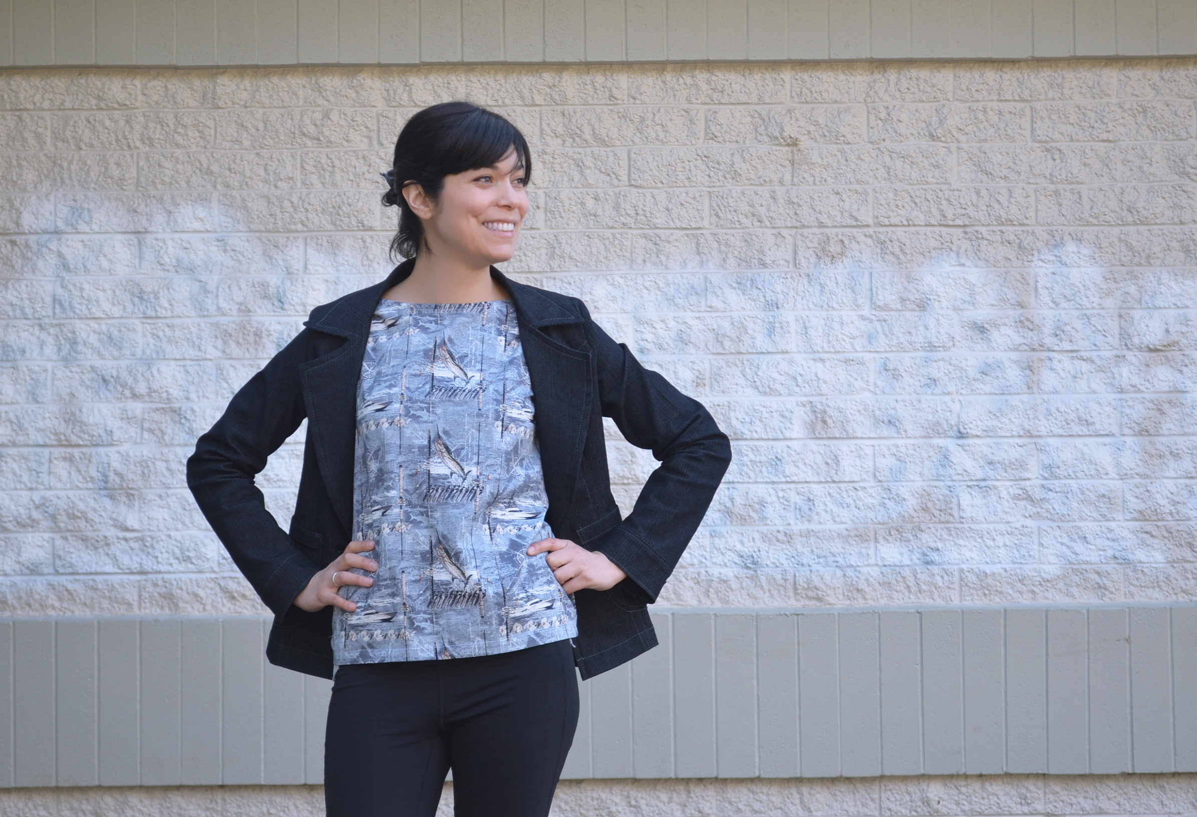 BERNINA Ambassador Daniela Paz Gutierrez Diaz - santiago jacket