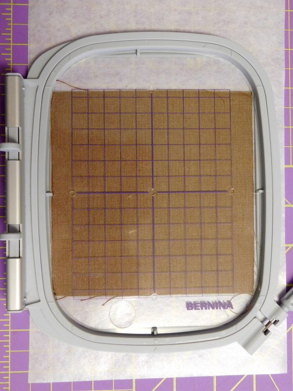 Embroidery hooping tip