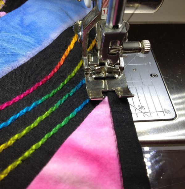 Quilt Repurposing - Stitch in the Ditch