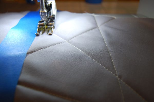 Straight line quilting with Walking foot #50