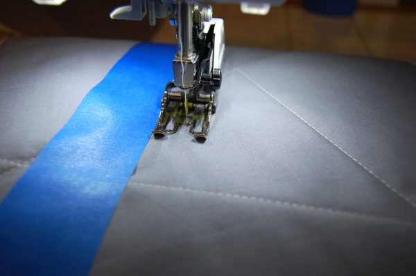 Straight line quilting with Walking foot #50