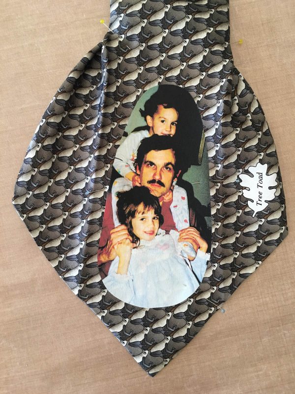 Photo Tie Tutorial - Fused and Pinned