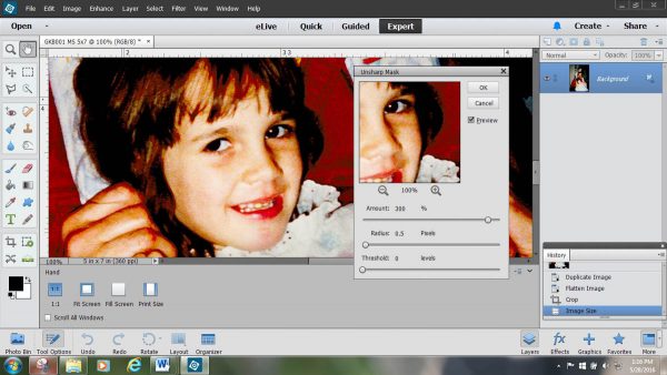 Photo Tie Tutorial - Unsharp Mask Function withfor Photography Preparation