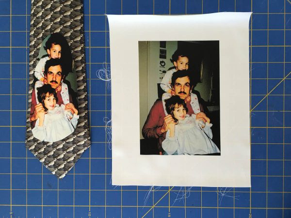 Photo Tie Tutorial - Printed Silk Sheet