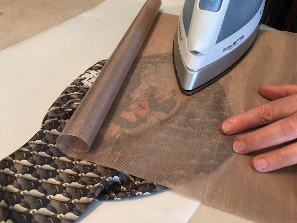 Photo Tie Tutorial-Fusing the image