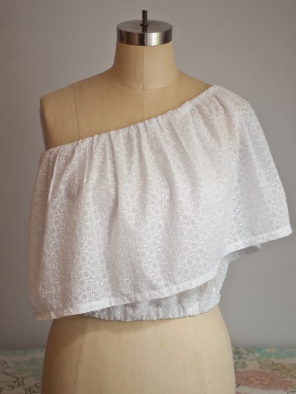 Single Shoulder Ruffle Top Tutorial