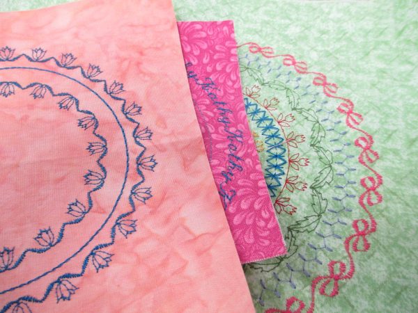 BERNINA Circular Embroidery Attachment - stitched circles 