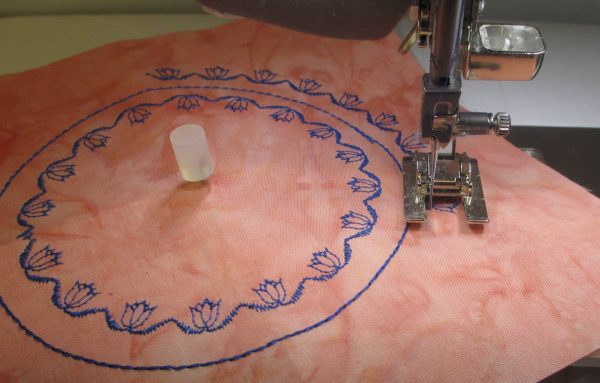 BERNINA Circular Embroidery Attachment - clockwise sewing