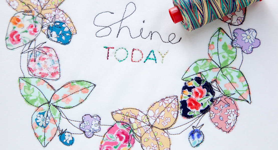 Embellish with free motion and applique