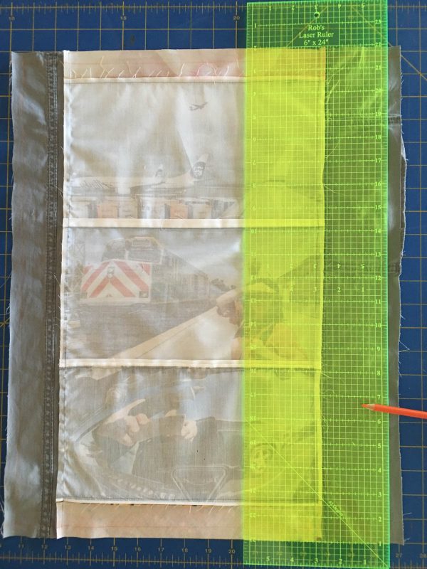 Quilting Green - drawing the rectangle