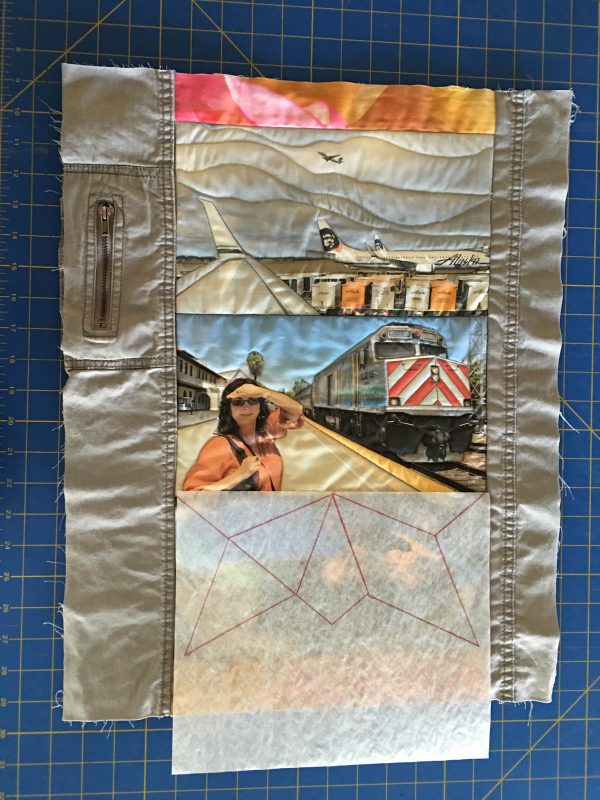 Quilting Green - adding a quilt block design