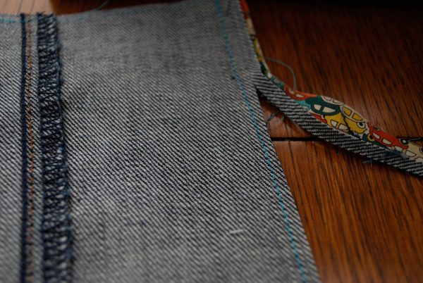 Toddler Backpack - Trim the seam allowance of each handle to 1/8″