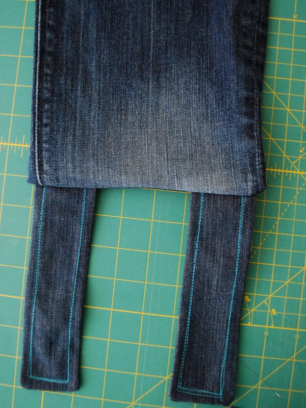 Toddler Backpack - Sew the bottom shut and trim the handles.