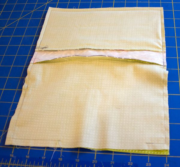Two pocket pencil pouch