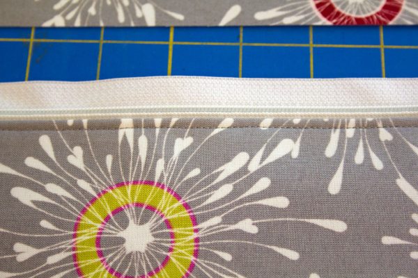 Two pocket pencil pouch