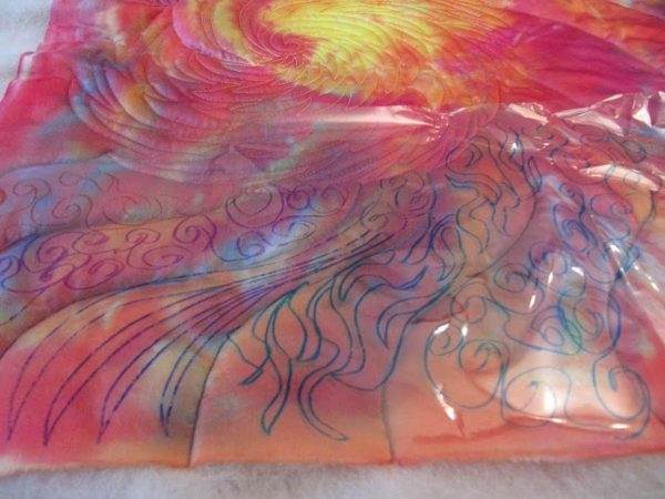 Wholecloth Artquilt Series Part II - marking free-motion quilting patterns