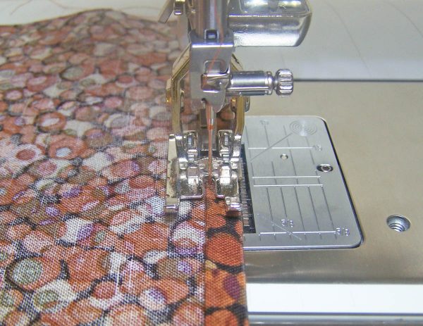 Embroidered Journal Cover-make a hem on each flap