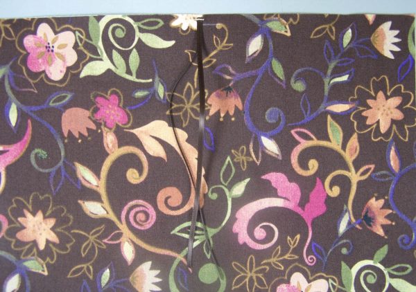 Embroidered Journal Cover-Sew over the ribbon