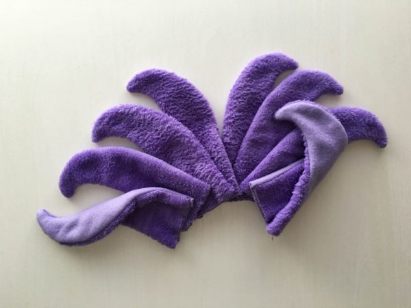 How to sew Stubby the Squid - Turn the legs inside out