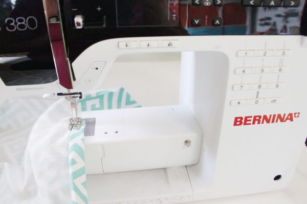 Mini ironing board cover Step Six: create channel