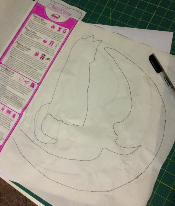 Moon Wall Hanging-pattern tracing