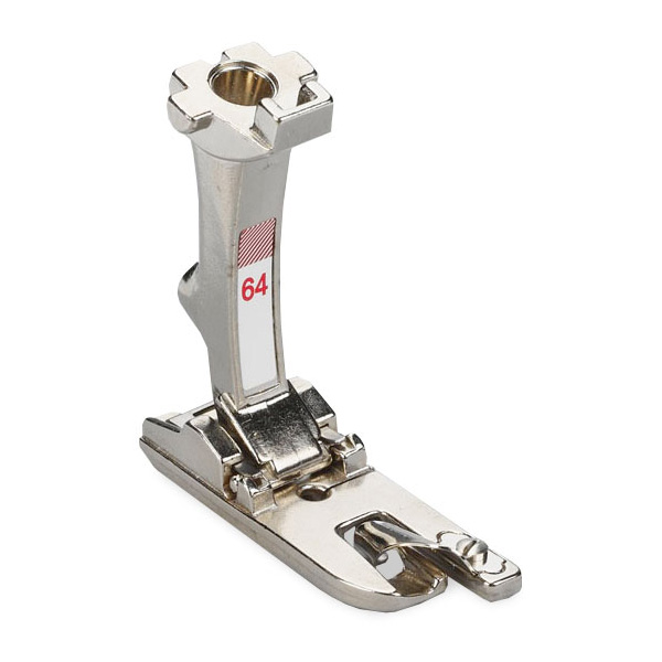 Narrow straight stitch hemmer foot #64
