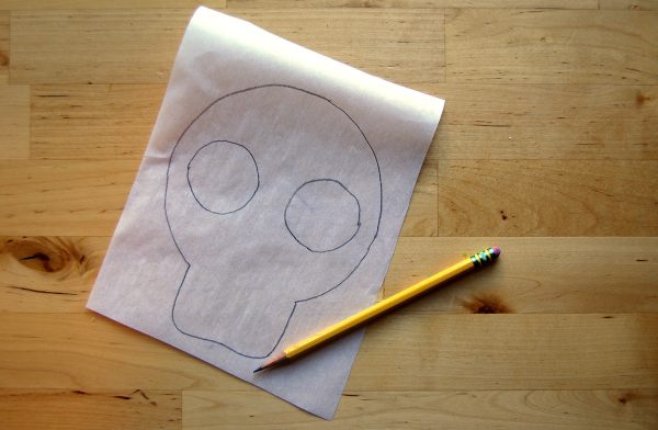 Sugar skull mug rug tutorial