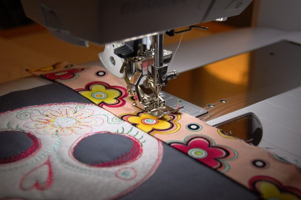 Sugar skull mug rug tutorial