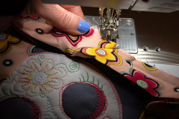 Sugar skull mug rug tutorial