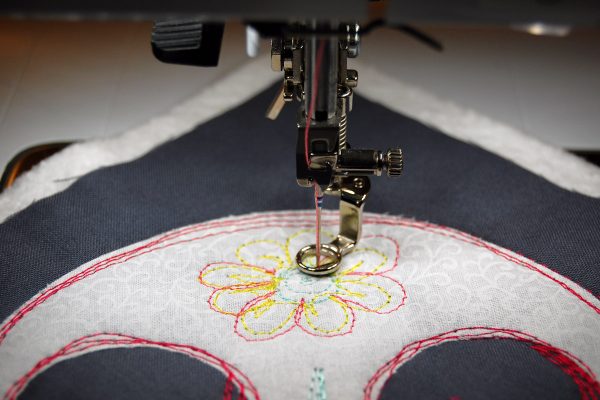 Sugar skull mug rug