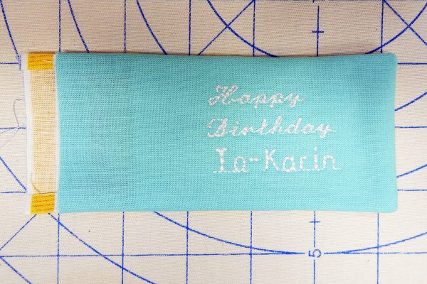 pressing 1200 x 800 BERNINA WeAllSew Blog fabric gift tag