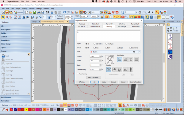 Double click the copied letter to open the Object Properties window. Change the letter, then click OK to apply the changes.