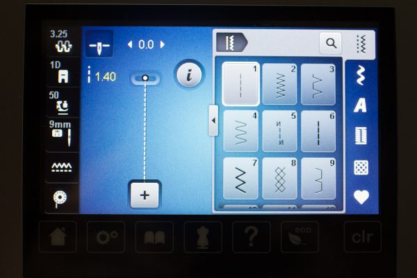 BERNINA 770QE Stitch Length