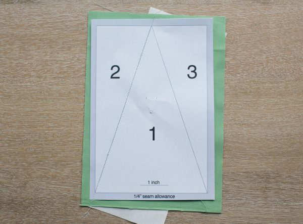 Modern Pine Trees Quilt Block Pattern