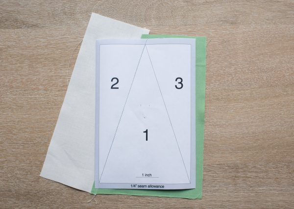 Modern Pine Trees Quilt Block Pattern