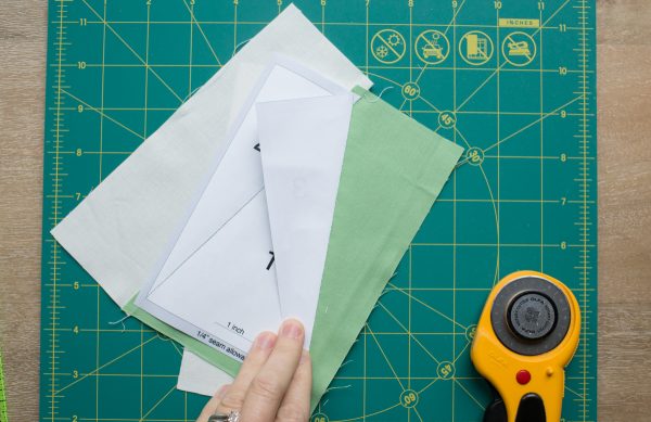 Modern Pine Trees Quilt Block Pattern