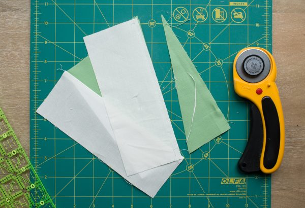 Modern Pine Trees Quilt Block Pattern