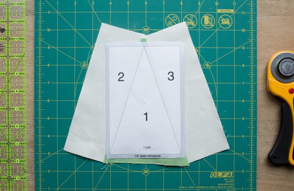 Modern Pine Trees Quilt Block Pattern