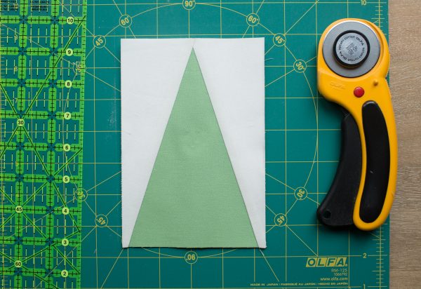 Modern Pine Trees Quilt Block Pattern