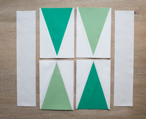 Modern Pine Trees Quilt Block Pattern