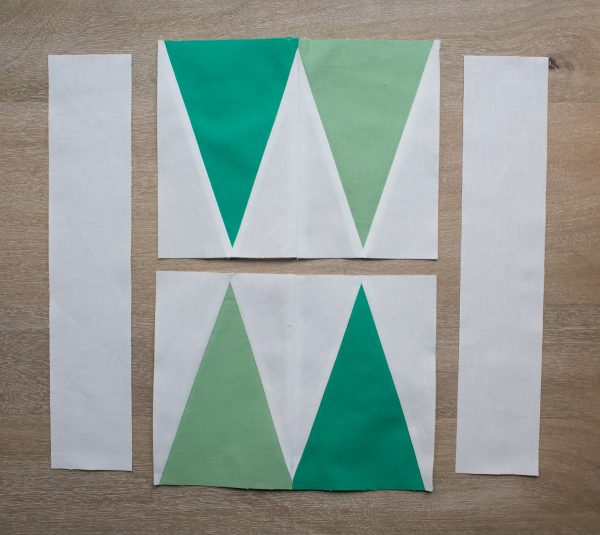 Modern Pine Trees Quilt Block Pattern