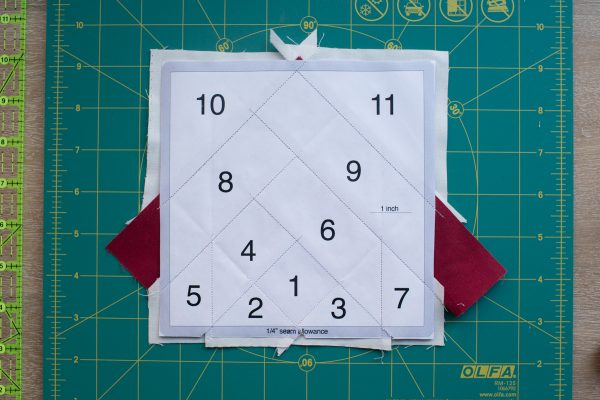 Poinsettias Quilt Block Pattern