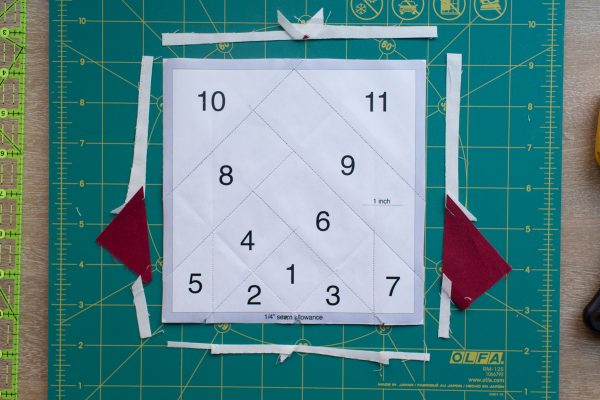 Poinsettias Quilt Block Pattern